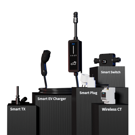 DEYE Smart — ekosystem: Smart TX, Wireless CT, Smart EV Charger, Smart Plug, Smart Switch