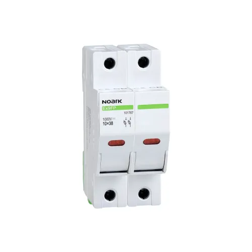 NOARK Ex9FP 2P 30A 101767 — podstawa-rozłącznik bezpiecznikowy DC 1000 V, 10×38