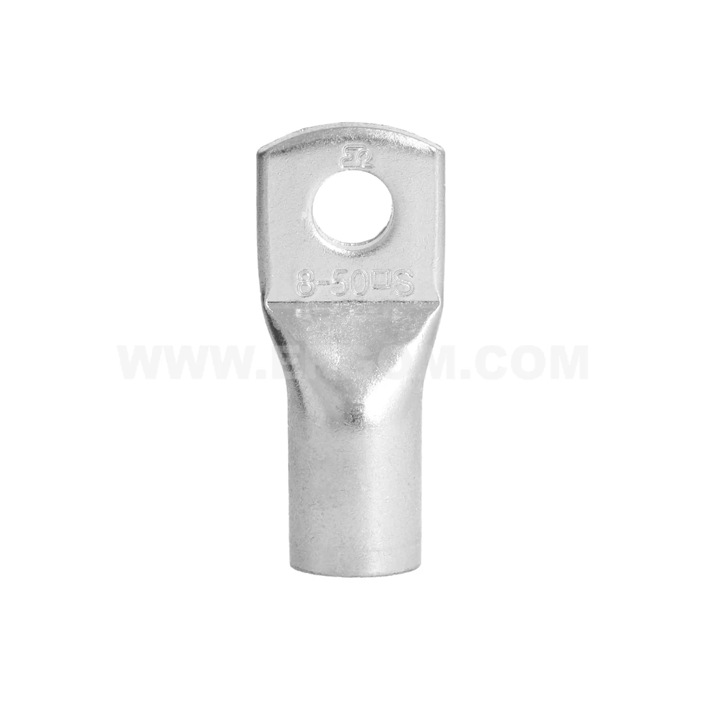 ERGOM KOR 50/8 — końcówka oczkowa miedziana cynowana 50 mm², otwór M8