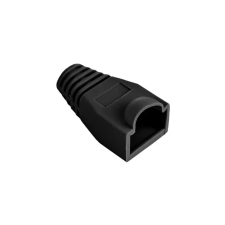 Osłona wtyku RJ45, czarna — do przewodu komunikacyjnego