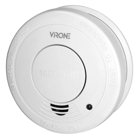 Virone SD-3 — bateryjny czujnik dymu 9 V, EN 14604 Virone SD-3 — bateryjny czujnik dymu 9 V, EN 14604