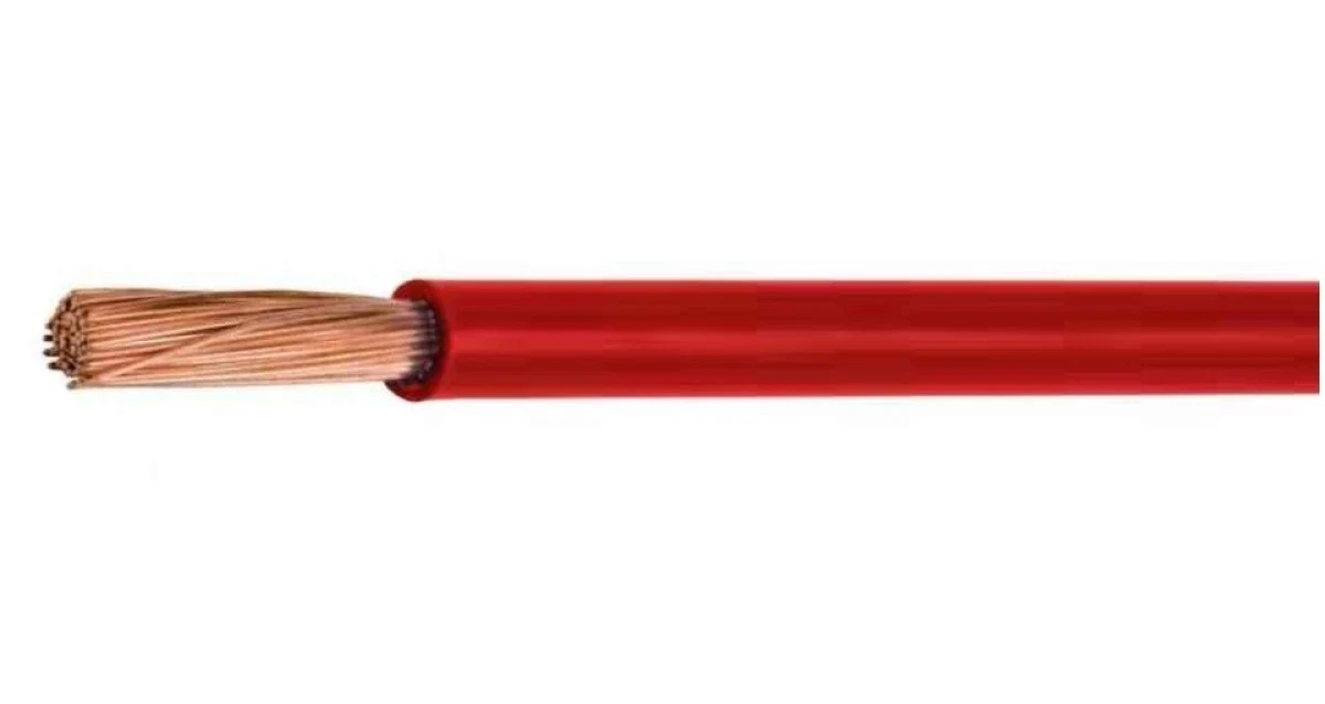 Przewód LgY H07V-K 25 mm² czerwony 450/750 V — na metry